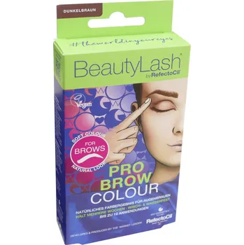 Barva na řasy a obočí RefectoCil BeautyLash - Barva na obočí - Tmavě hnědá
