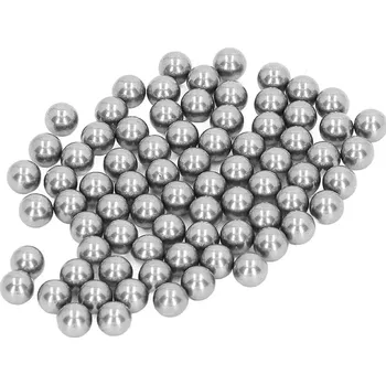 Dětská zbraň Ocelové kuličky do praku 100ks Stříbrná