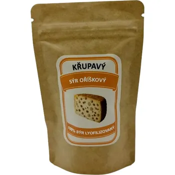 Křupavý sýr Oříškový 20g (Křupavý sýr do kapsy lyofilizovaný 100% sýr)