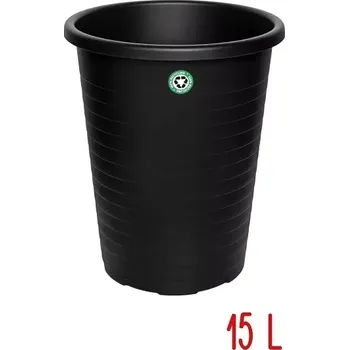 Odpadkový koš Koš na papír 15 l - černý