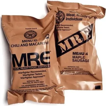 jídlo na cestu ARMÁDNÍ ORIGINÁL US ARMY Bojová dávka potravy MRE Meal Ready to Eat US originál Menu: 16 CHICKEN BURRITO BOWL