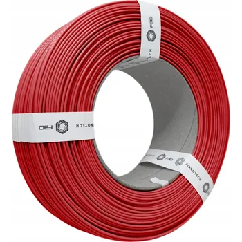 3D tisk PLA filament REFILL ČERVENÝ 1,75mm 1kg F3D