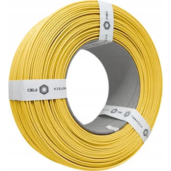 3D tisk PLA filament REFILL SVĚTLE ŽLUTÝ 1,75mm 1kg F3D