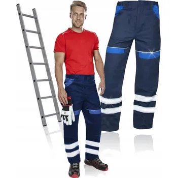 Pracovní obuv Reflexní kalhoty do pasu COOL TREND - modré, velikost 66