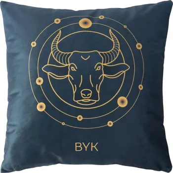 Povlak na dekorativní polštářek Povlak na polštář Znamení Zvěrokruhu 40x40 Býk