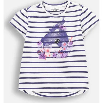 Pánské tričko Tričko Coccodrillo bílá barva, HOLIDAY SPLASH GIRL NEWBORN WC5143201HGN 00X, vel. 68