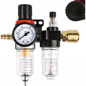 Příslušenství ke kompresoru ODLUČOVAČ VODY FILTR VZDUCHU REDUKTOR PŘIMAZÁVAČ 1/4"
