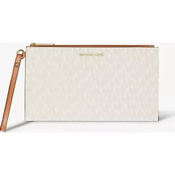 Peněženka MICHAEL KORS dámská velká peněženka, psaníčko Jet Set světlá