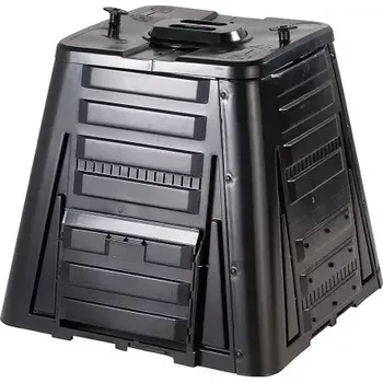 Odpadkový koš Kompostér plastový černý - 350 l