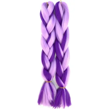 Kanekalon - barevné copy - fialově fialová MB15