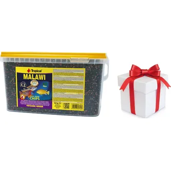 Krmivo pro rybičky TROPICAL Malawi Chips 5000ml + vzorek krmiva pro ryby ZDARMA