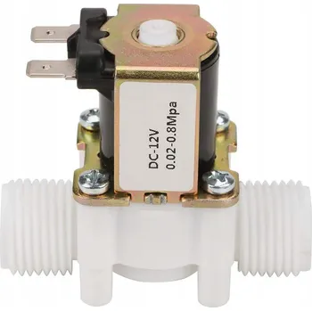 Ventil ELEKTROMAGNETICKÝ VENTIL 12V 1/2" - ventil, cívka, vzduch, voda, elektromagnetický, otevřený