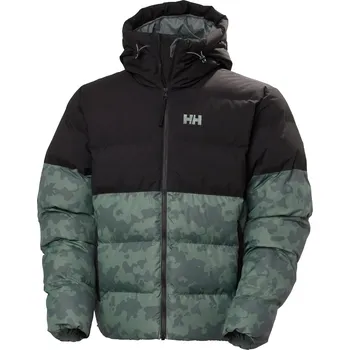Pánská Zimní prošívaná bunda HELLY HANSEN OSLO GRAPHIC PUFFY 53449_485 – Zelená XL