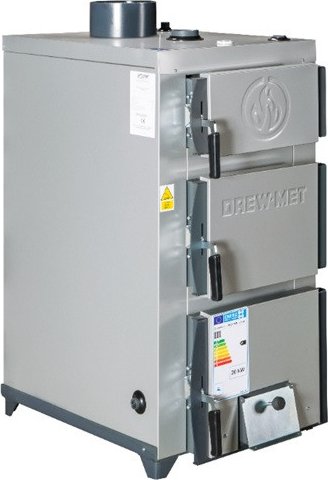 Kotel DREX MINI na dřevo a černé uhlí 24kW,emisní tř.5