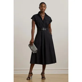 Dámské šaty Šaty Lauren Ralph Lauren černá barva, maxi, 200973594 99X, vel. 30