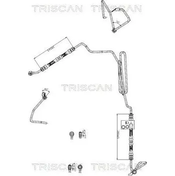 Čep řízení Hydraulická hadice, řízení TRISCAN 8516 29047