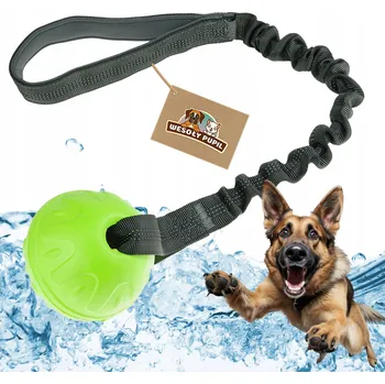 Hračka pro psa Vodní Hračka pro psy Wesoły Pupil hračka pro psy PLOVOUCÍ MÍČEK NA APOSETÍ SUŠENÉHO PŘETAHOVADLO na tlumiči z EVA