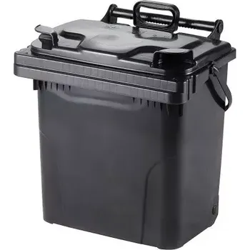 Odpadkový koš Nádoba na tříděný nebo směsný odpad 40 l - černá