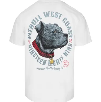 Pánské tričko PitBull West Coast Pit Bull West Coast - triko STRENGHT RESPECT bílé Barva: Bílá, Vel: XL