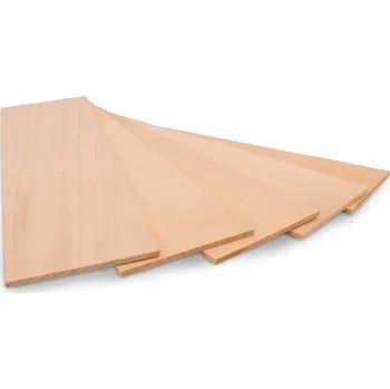 Metrie Dřevěná destička z masivu buk, 258 x 70 x 3 mm