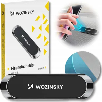 Wozinsky magnetický držák na palubní desku, nalepovací, černý WMH-01