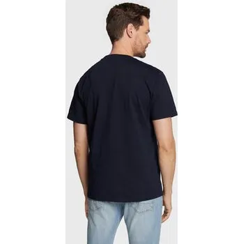 Pánské oblečení United Colors Of Benetton T-Shirt 3MI5J1AF7 Tmavomodrá Regular Fit XS