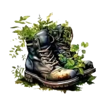 Nažehlovací obrázek - "Tak do toho šlápni" I (9,0 x 8,4 cm)