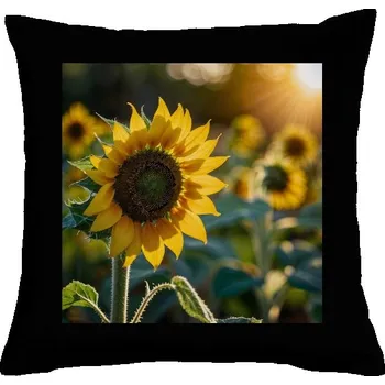 Pánská móda Polštář bavlněný s potiskem Slunečnice