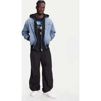 Pánská casual bunda HUGO Jeansová bunda Enjo 50541735 Modrá Relaxed Fit M