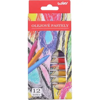 Olejové pastely 12 ks