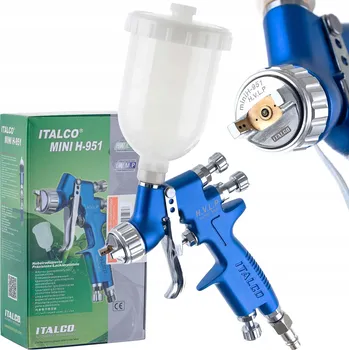 Stříkací pistole ITALCO MINI PROFESIONÁLNÍ LAKOVACÍ PISTOLE HVLP 1.2MM 250ML