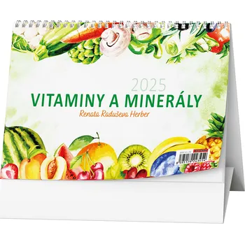 Kalendář Vitamíny a minerály stolní 2025