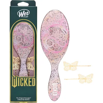 Kosmetická sada Dárková sada kartáče na rozčesávání vlasů Wet Brush Original Detangler Wicked Glinda + dárek zdarma