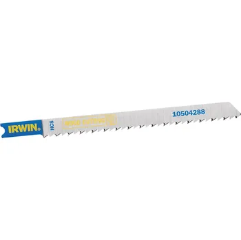 Pilový plátek IRWIN Pilový plátky přímočaré na dřevo HCS 1bal/5ks | 100 mm (U144D) 6 Tpi