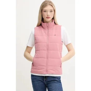 Dámská vesta Vesta Tommy Jeans DW0DW21409 růžová 34X, vel. M