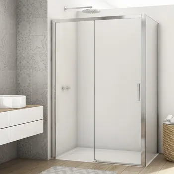 Ronal DIVERA D22S2B+D22F1 sprchový kout obdélníkový 120x100 cm Profil: Aluchrom, Sklo: Hladké čiré, Rozměr: 120x100 cm