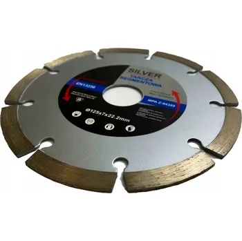 Řezný kotouč Diamantový kotouč segmentový 125 x 22,2 x 7 mm