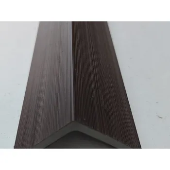Terasové prkno ASKO a.s. Lišta ukončovací k WPC Sundi, hnědá, 50x50x2200mm