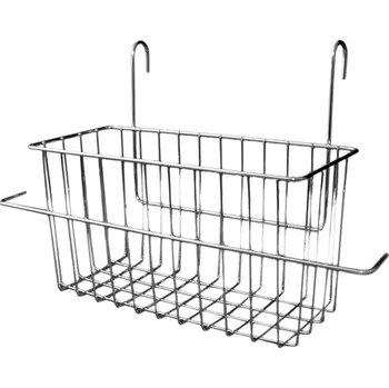 Vodítko pro psa Nerezový košík k úklidovému vozíku na vodítko