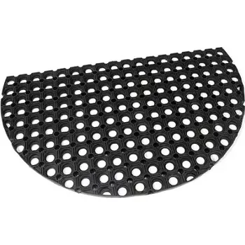 Rohožka Rohožka gumová půlkruhová Honeycomb - 75 x 45 cm