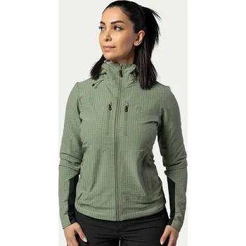 Dámská mikina Dámská lehká a funkční mikina Beyond Nordic - Oil Green Velikost: L