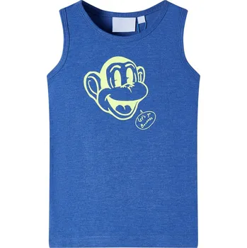 Chlapecké tričko Dětské tílko modrá melanž 116