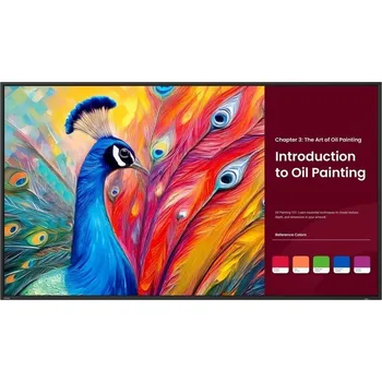 Monitor BENQ panel 75" SH7504/ Digital Signage/ UHD 4K/ provoz 24/7/ 2x HDMI/ DP/ RJ45/ RS232/ USB/ Android