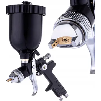 Stříkací pistole LAKÝRNICKÁ PISTOLE HVLP, TRYSKA 1,4 MM, ČERNÁ, NÁDRŽ 600 ML