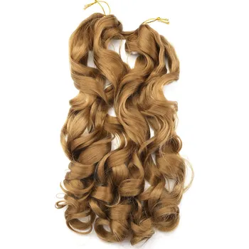 Příčesek Kanekalon - vlnitý na zaplétání - hnědá M27