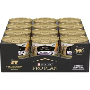 Krmivo pro kočku Pro Plan Cat konzerva Baby Kitten kuře v paštice 24x85 g