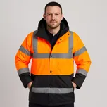 Reflexní bunda PORTWEST S467 Hi-Vis TRAFFIC dvoubarevná - Oranžová/Modrá, vel. M