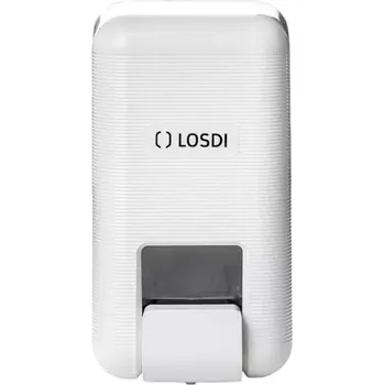 Dávkovač mýdla Losdi ECO - LUXE LINE dávkovač tekutého mýdla na dolévání ABS plast bílý - 1 l