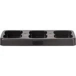 Základna pro koše na tříděný odpad Fit Bin 3 x 75 l, černá