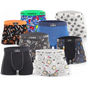 Pánské spodní prádlo Pánské boxerky (NÁHODNÝ MIX) - 4 ks - XXL